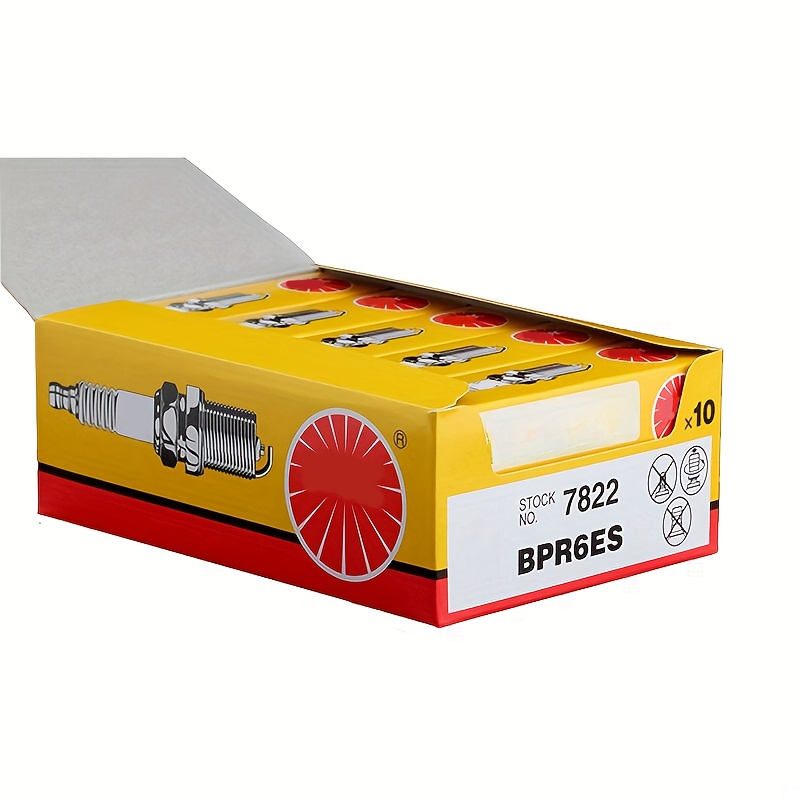 Motorcycle Spark Plug - NGK BPR6ES 7822 Busi Paduan Nikel
