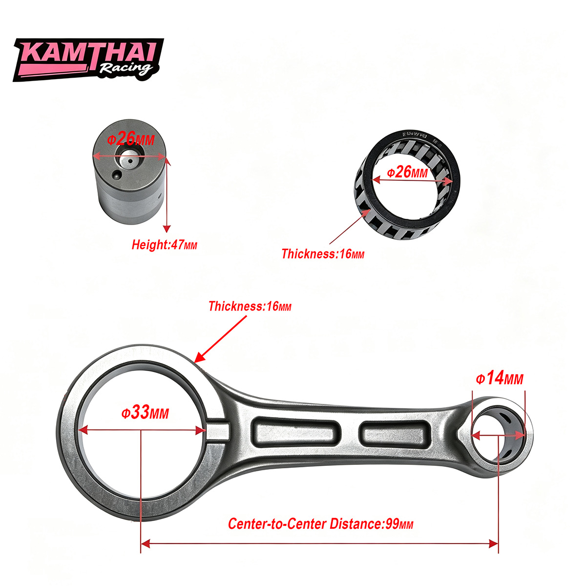 Kit Batang Penghubung yang Dib - Motorcycle Crankshaft ulasan dan harga