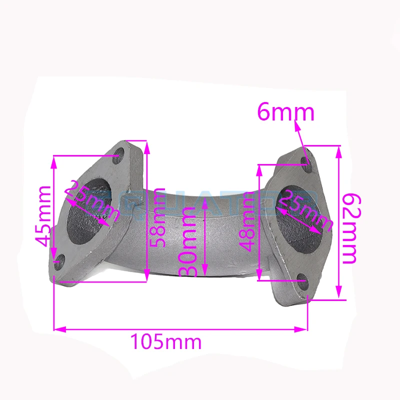 56-2 Pipa Saluran Masuk Karbur - Motorcycle Gasket ulasan dan harga